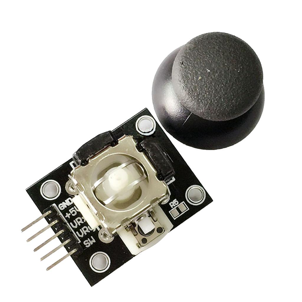 5 Pin Xy Dual Trục Cần Điều Khiển Ngón Tay Cái Dính Mô Đun Cho Arduino PS2