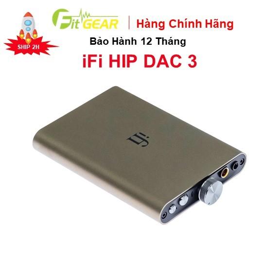 Bộ Giải Mã Portable DAC/AMP iFi Hip Dac 3 - Hàng Chính Hãng - Bảo Hành 12 Tháng