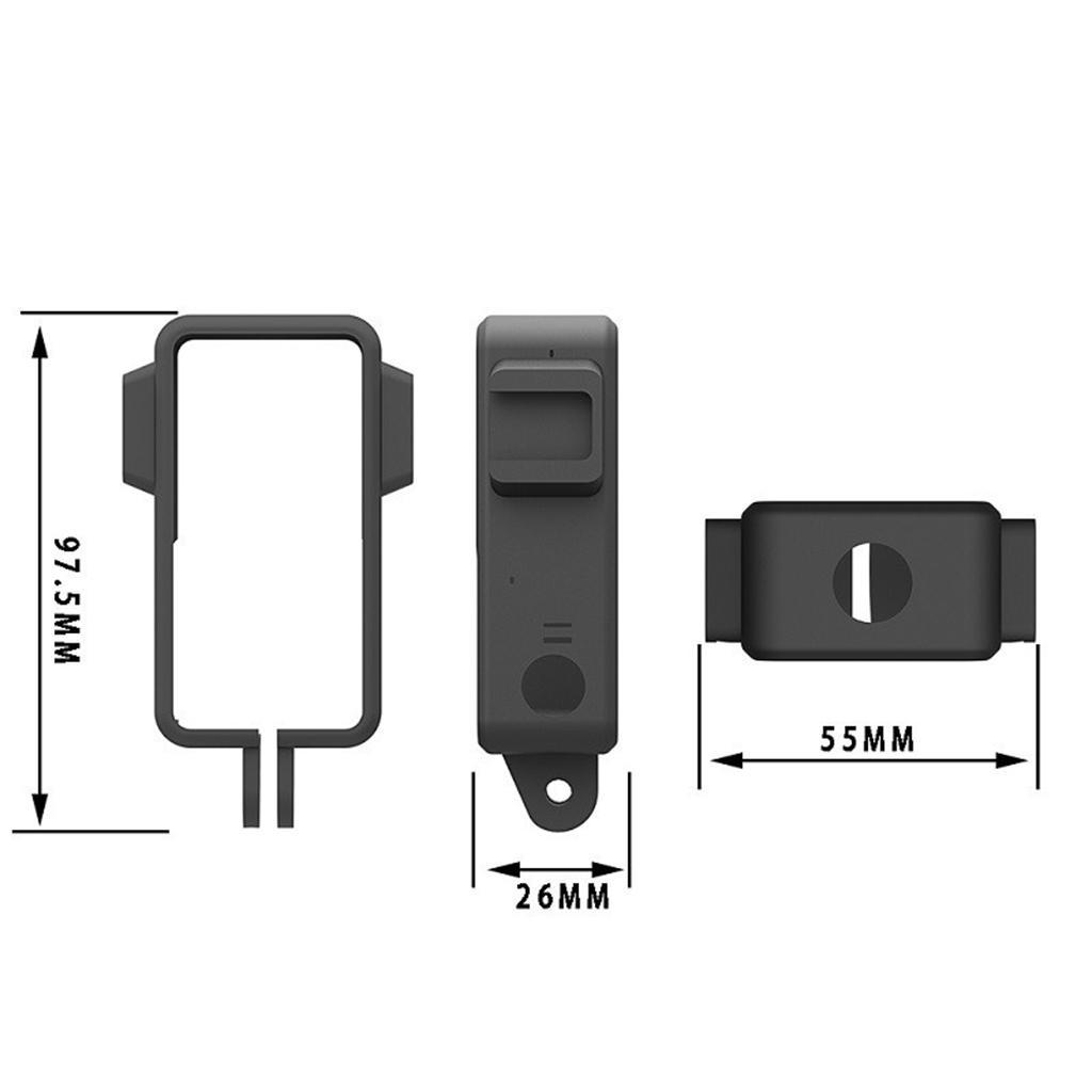 Camera Protective Case with Hot Shoe Cage for 2 Dual-Screen