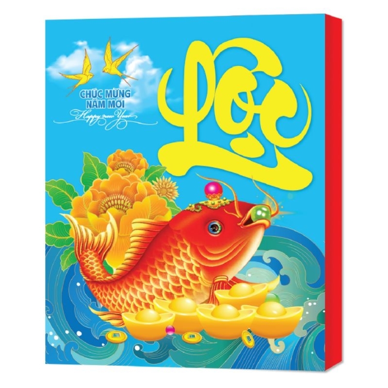 Lịch 2025 - Bloc siêu đại (mẫu 1) - Việt Nam gấm hoa - Đường đến thành công