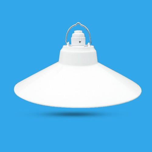Chao đèn Chóa đèn nhựa trắng ngoài trời 25cm và đui E27 Kín nước