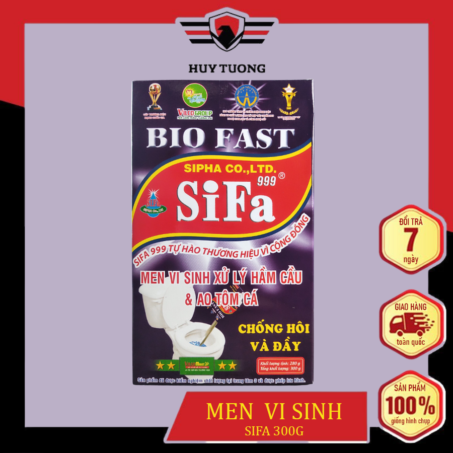 Bột Men Vi Sinh Xử Lý Hầm Cầu SiFa Bio Fast (300gr)
