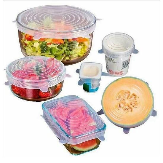 Combo 6 nắp đậy thực phẩm chuyên dụng