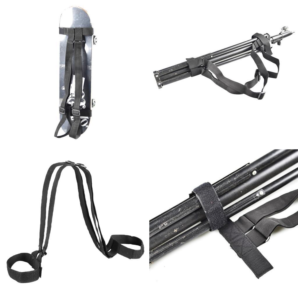 Skateboard Longboard Shoulder Carrier Strap Adjustable Belt Backpack Deck Holder