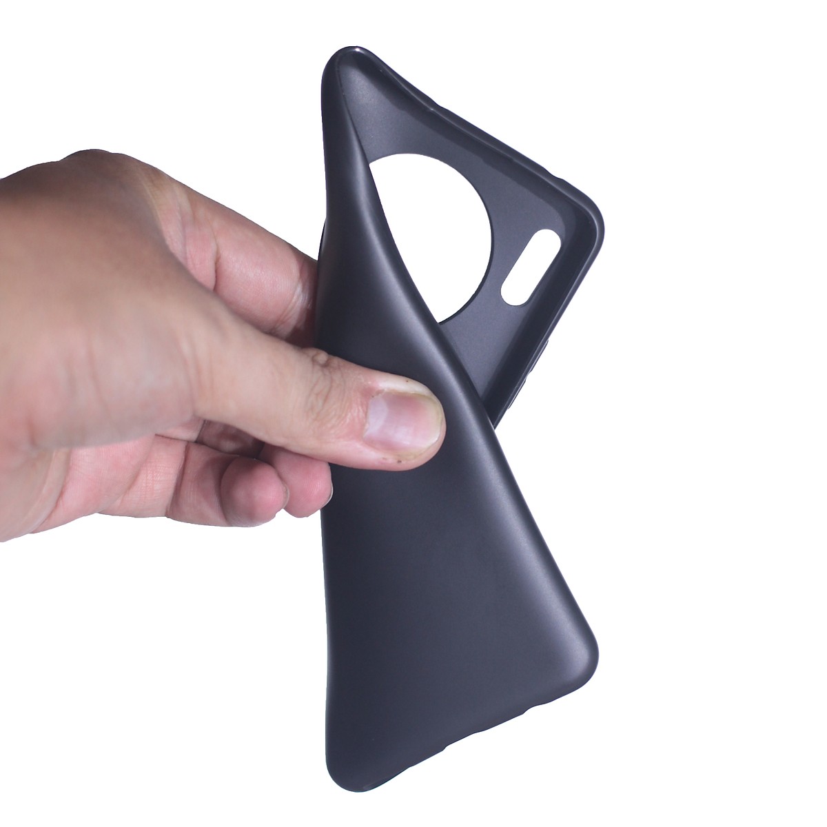 Ốp lưng silicon dẻo đen cho Huawei Mate 30