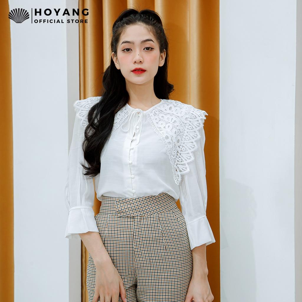 Áo Sơ Mi Ren Đôi Cánh Thiên Thần HOYANG A157