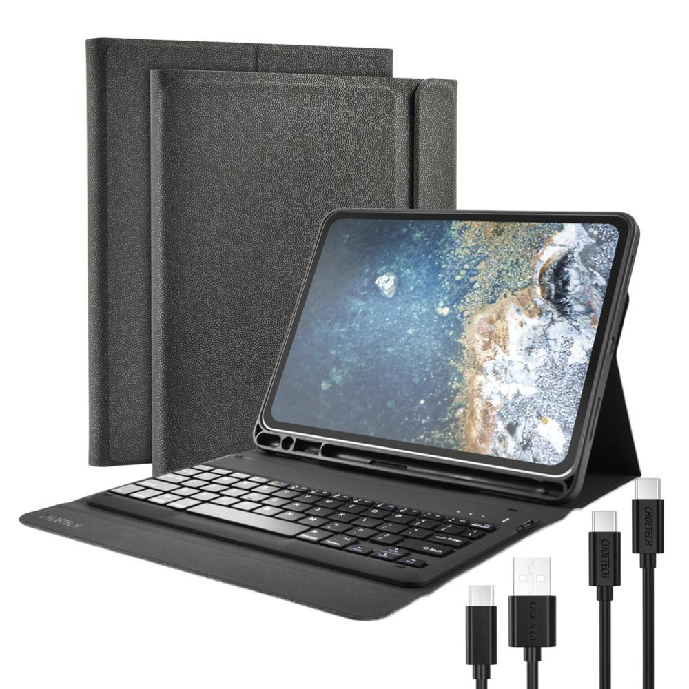 Bàn phím Bluetooth cho iPad Pro 11 inch, Màu đen Choetech BH-008(HÀNG CHÍNH HÃNG)