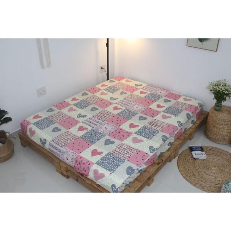 Bộ drap 4 món - cotton 100%