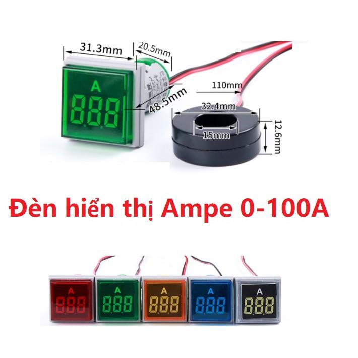 Vôn kế , Ampe kế điện tử - Đèn LED hiển thị dòng điện , Điện áp
