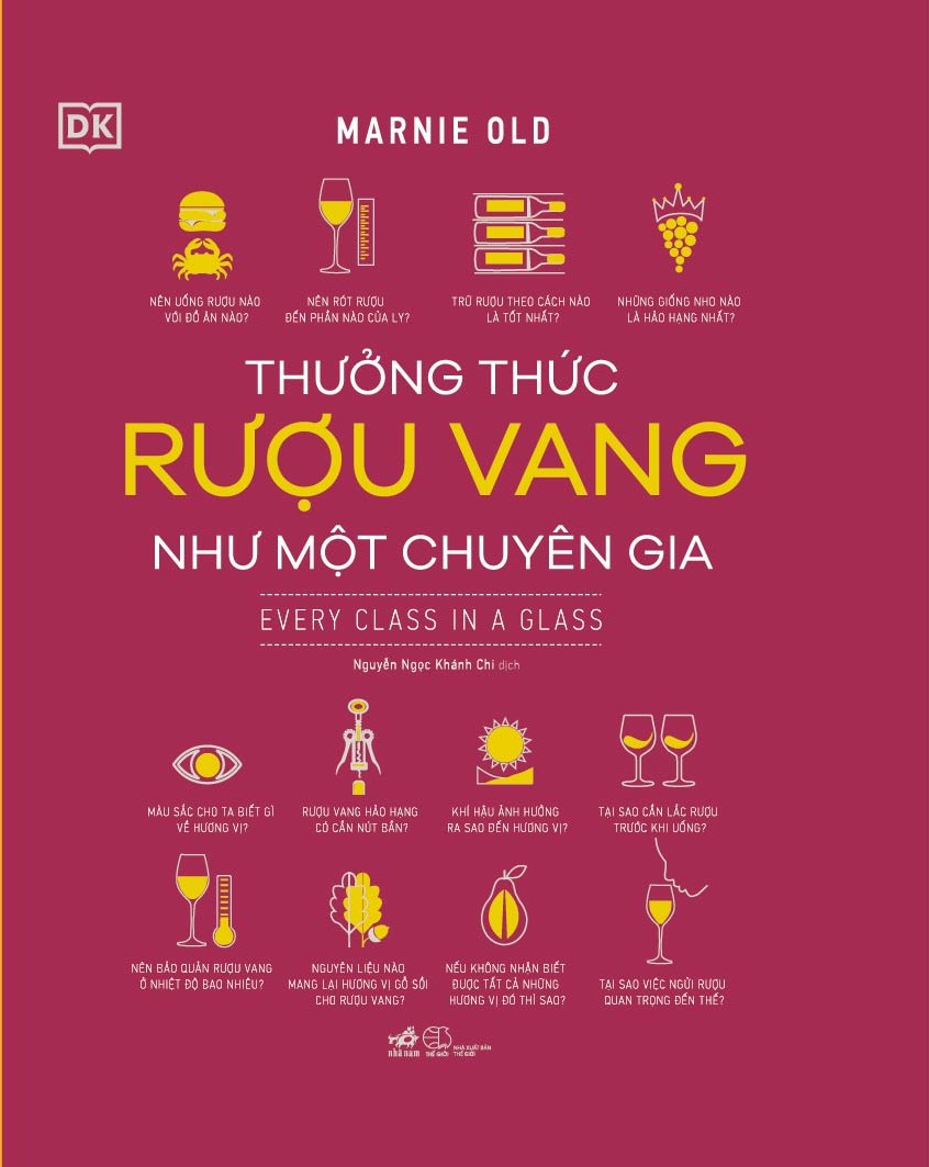Sách - Thưởng thức rượu vang như một chuyên gia (Every class in a glass) (Bìa cứng) - Nhã Nam Official