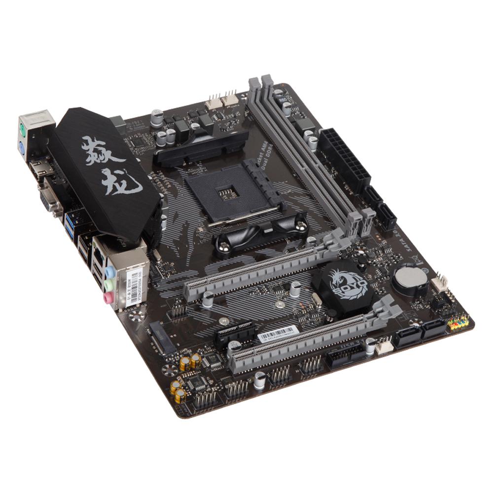 Soyo AMD B550M với AMD Ryzen 5 5600 CPU bo mạch chủ SET 6 Core 12 Chủ đề PCIe4.0 cho máy tính để bàn gaming bo mạch chủ game combo