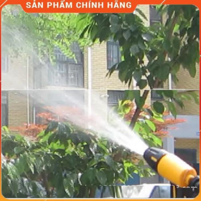 Vòi tưới cây rửa xe️Evoucher️ Bộ dây vòi xịt nước rửa xe, tưới cây , tăng áp 3 lần, loại 20m 206319 cút sập, nối PE