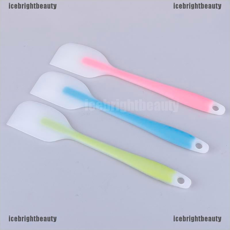 ICEB Heat Resistant Non-stick Silicone Spatula Spoon Cooking Kitchen Cake Scraper