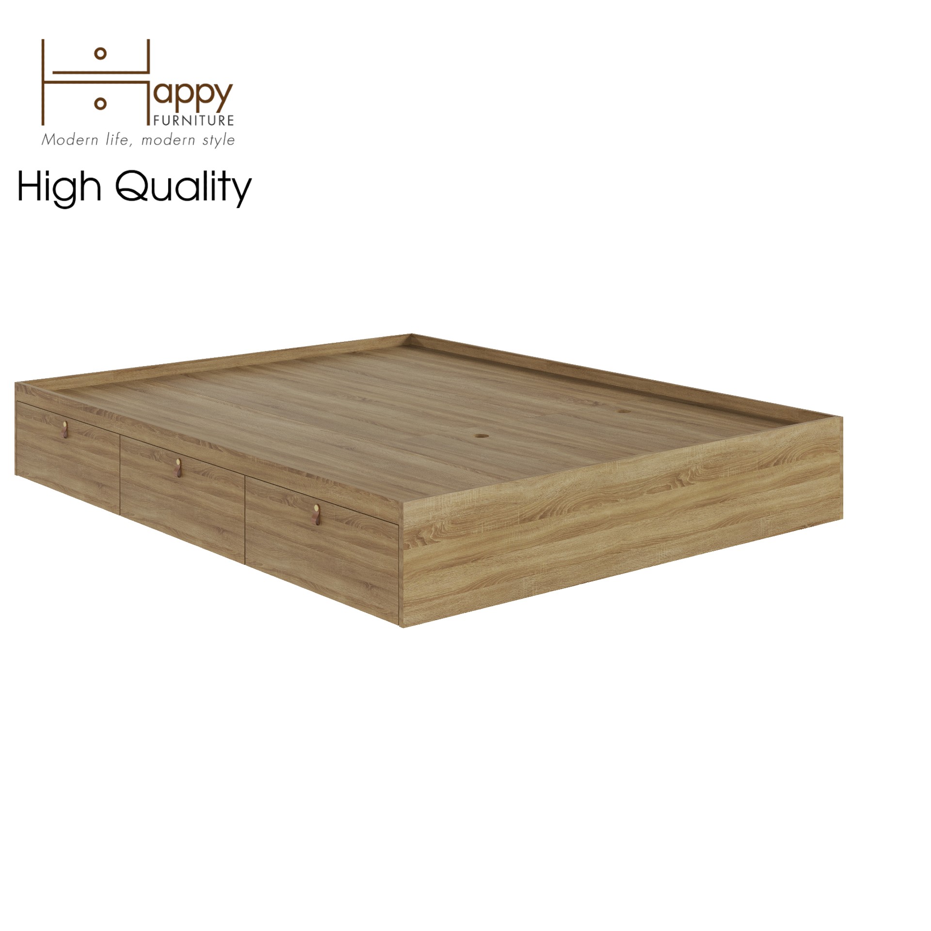 [Happy Home Furniture] NOMIA  , Giường ngủ 3 ngăn kéo &lt;không đầu giường&gt;  , GNG_044, GNG_045, GNG_046, GNG_047