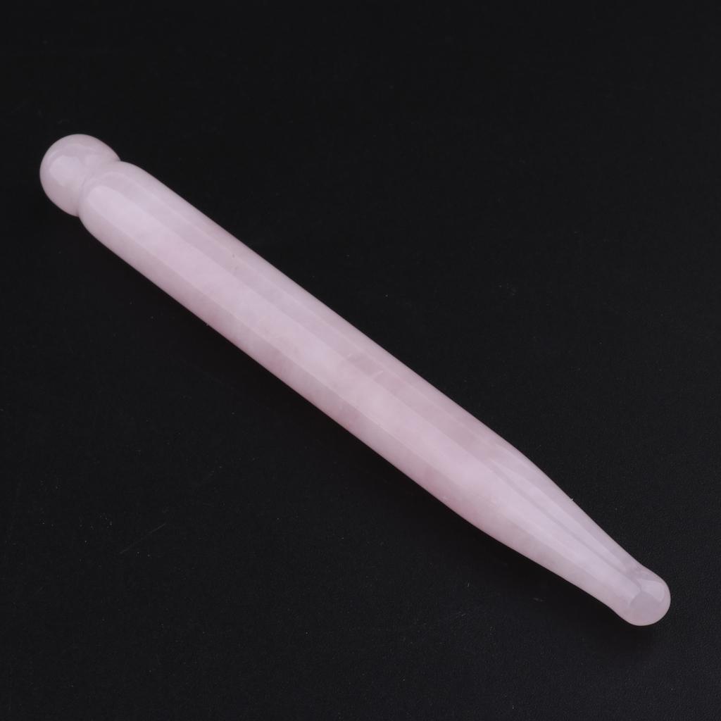 Jade Gua Sha Scraping Massage Stick Roller - High Quality Jade Guasha Pen Board - Tool for SPA Acupuncture Therapi Trigger Point Treatment on Face