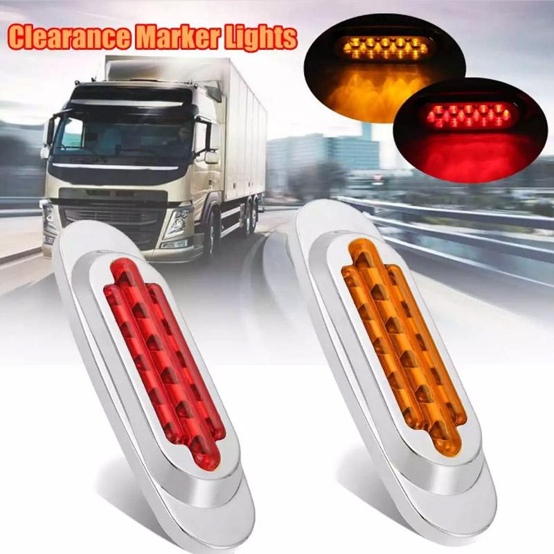 12V 16 LED Side Marker Ánh sáng đèn báo rẽ không thấm nước Đèn cho xe tải Xe tải RV Caravan