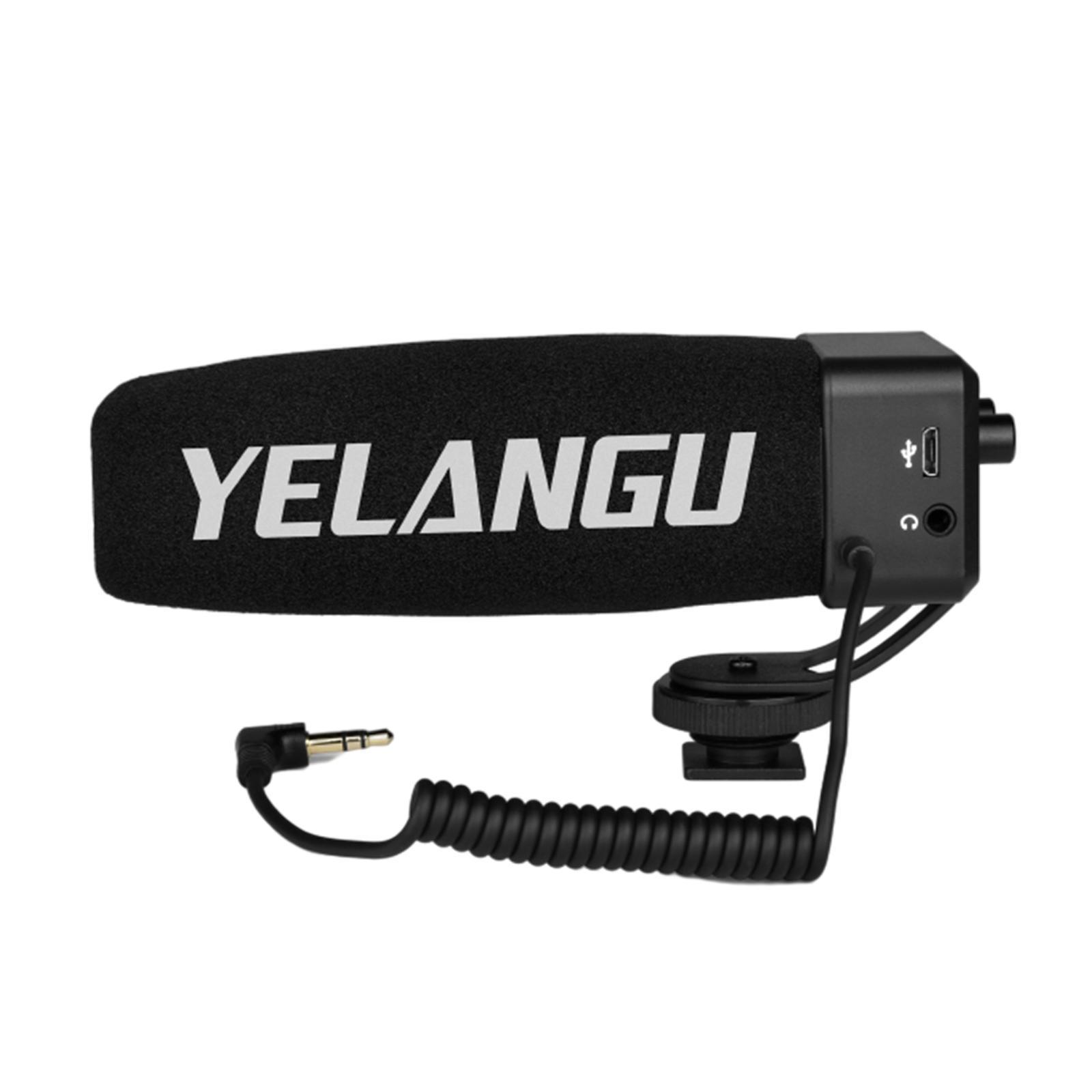 Camera Microphone Recording Video Mic for Smartphone Camera with 3.5mm Plug