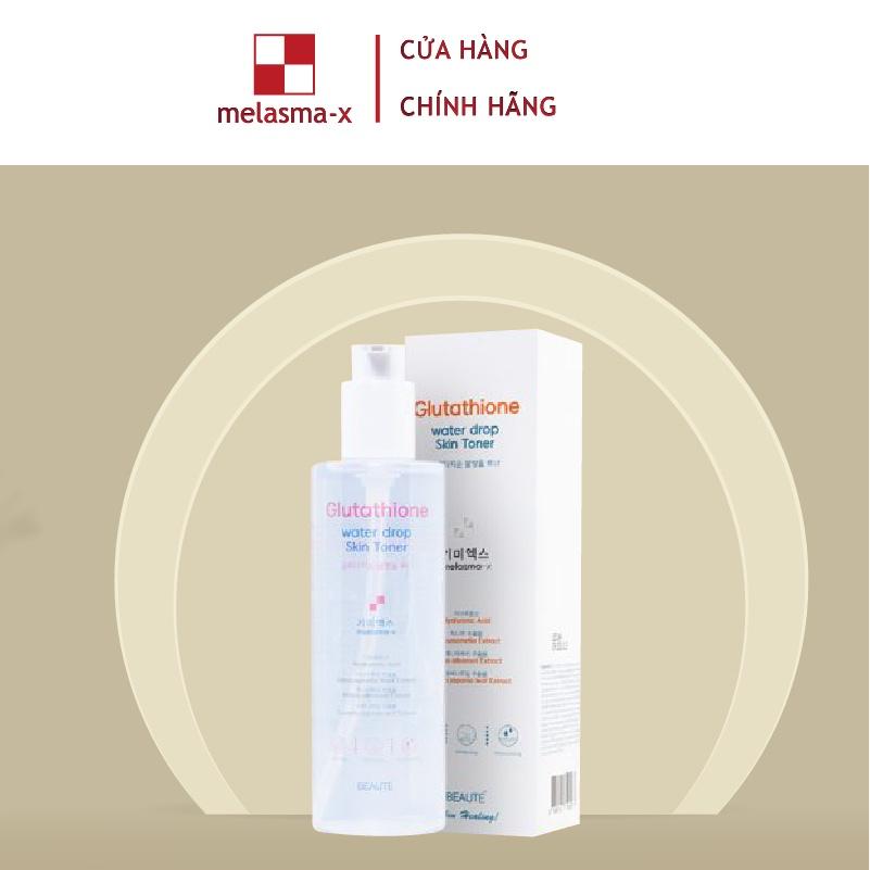 Toner Nước Hoa Hồng Dưỡng Ẩm Trắng Da Melasma X Glutathione Water Drop Skin Toner 260ml