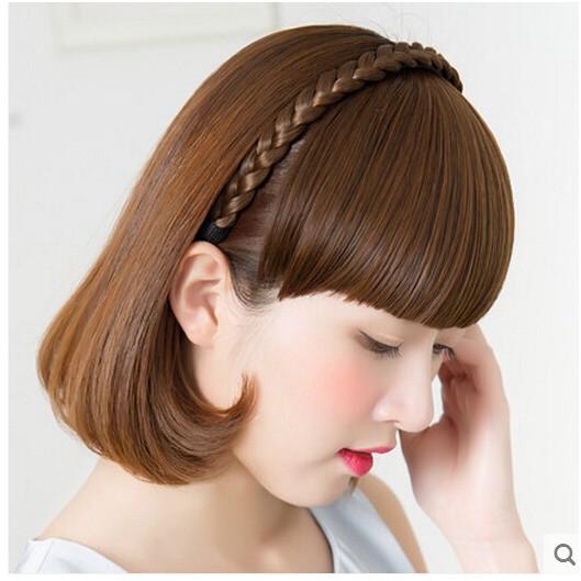 Tóc giả băng đô mái dầy, mái băng đô tóc giả M10D