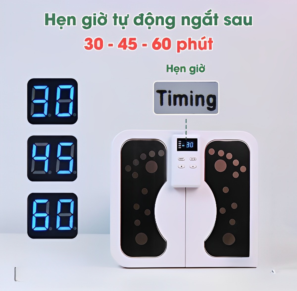 Máy massage chân EMS,thảm massage chân xung điện có kèm 2 miếng dán xung điện, máy massage bàn chân xung điện EMS HM-C6 giảm đau mỏi, tê bì,lưu thông khí huyết