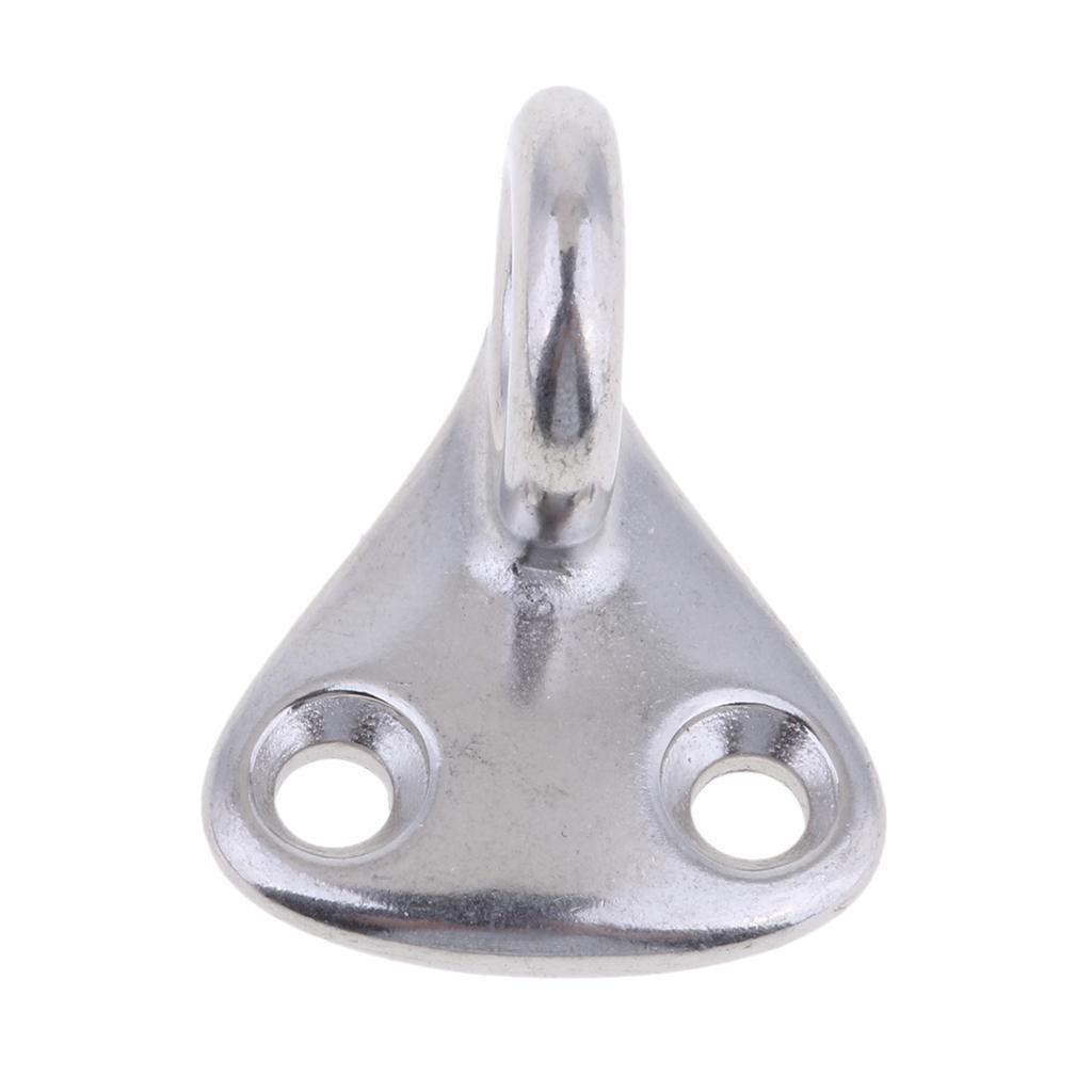 Heavy Duty Stainless Steel Hook Eye Plate Cable Rope Chain Boat