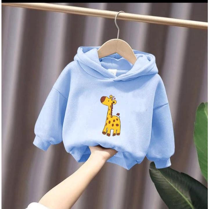 BẢNG MÀU 1- Áo hoodie hươu cao cổ cho bé gái từ 9 đến 33kg , chất nỉ bông siêu xinh