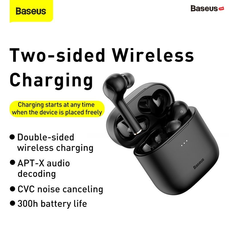 Tai nghe Bluetooth Baseus Encok W06 True Wireless Earphones - hàng chính hãng