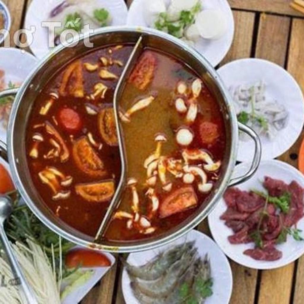 Nồi lẩu 2 ngăn inox