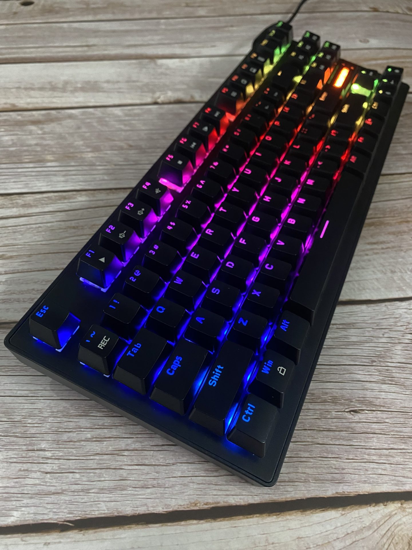 Bàn Phím Cơ Máy Tính Có Dây - Newmen GE87R TKL | RGB | ABS Keycap - Hàng Chính Hãng