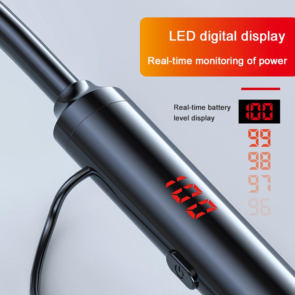 Bluetooth Tai Nghe 5.0 Chống Nước Từ Tính Cổ Tai Nghe Nhét Tai Thời Gian Thực LED Màn Hình Hiển Thị Công Suất Điện Thoại Rảnh Tay Mic Tai Nghe Hỗ Trợ Thẻ TF