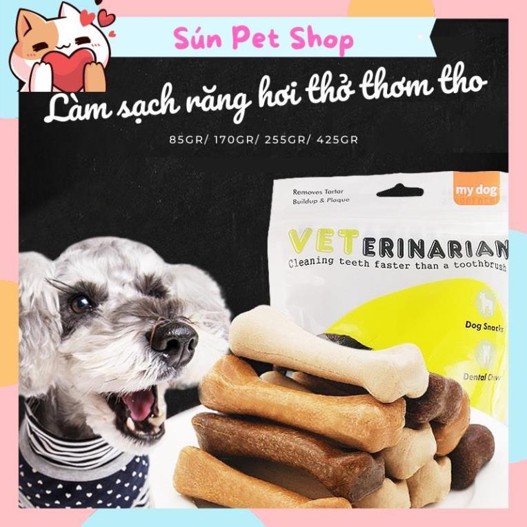 [YAHO] Xương gặm sạch răng cho chó mix vị thịt bò, thịt gà và sữa