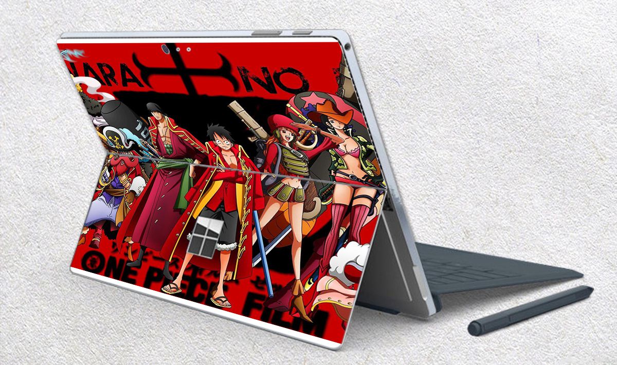 Skin dán hình One Piece x08 cho Surface Go, Pro 2, Pro 3, Pro 4, Pro 5, Pro 6, Pro 7, Pro X