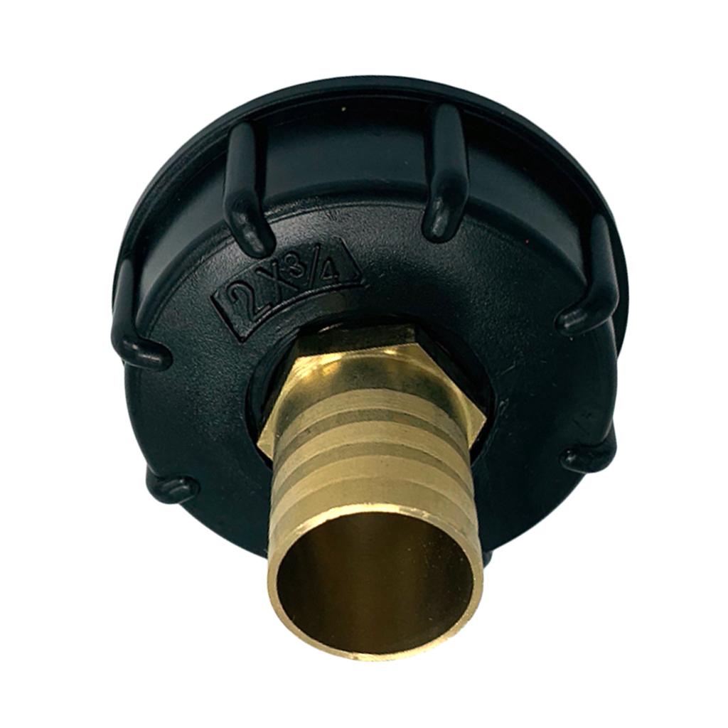 3Pcs IBC 1000L Water Tank Connector 1/2'' 1'' 3/4'' Brass Hose Valve Adapter