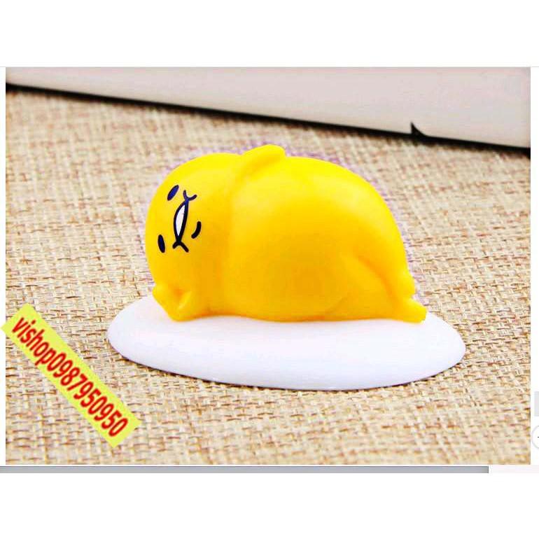 MÔ HÌNH ỐP LA GUDETAMA-Móc khóa trứng lười gudetama. siu siu rẻ
