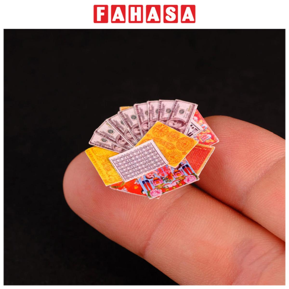 Phụ Kiện Bàn Thờ Bộ Mâm Cúng Tam Vị Cát Tường - Đong Đầy Phúc Lộc - Manihum BTLPK-02