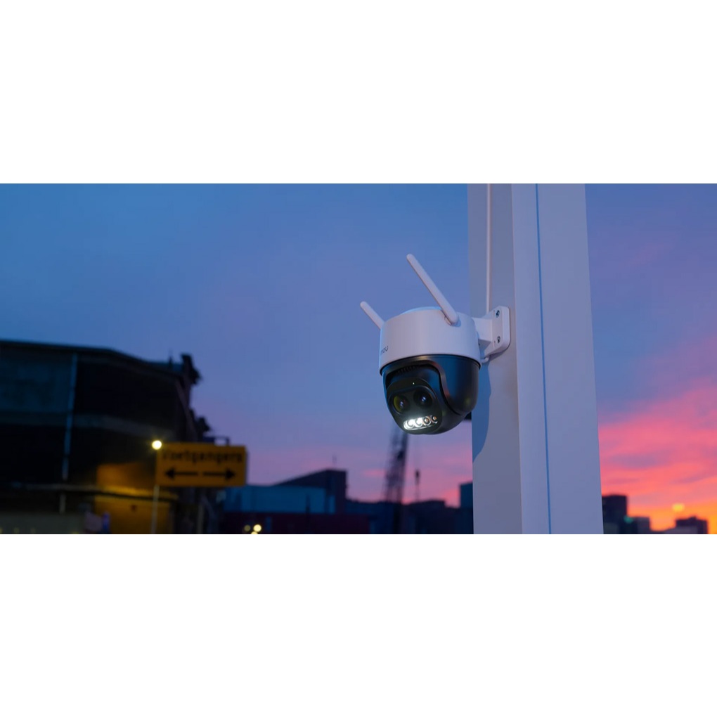 CAMERA IP WIFI NGOÀI TRỜI IMOU S7DP 5MP ZOOM 12X - Xoay 360 độ, Màu ban đêm, Cảnh báo Đèn Còi, Đàm Thoại 2 chiều