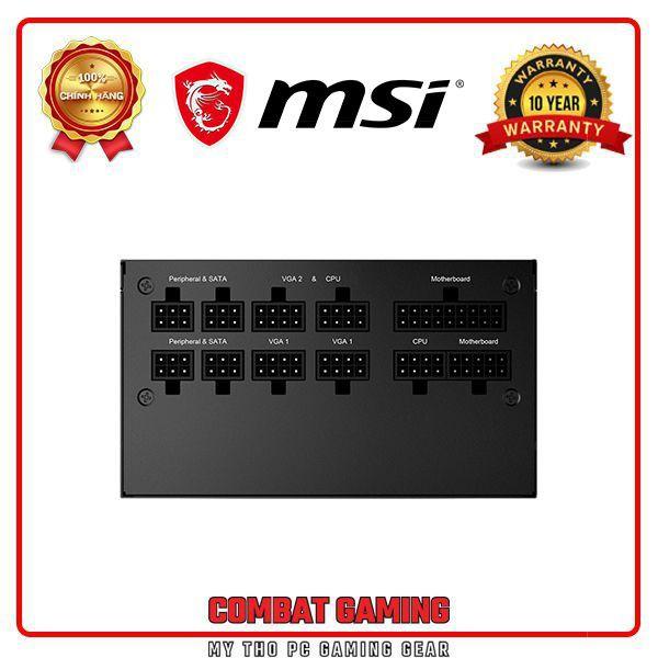 Nguồn Máy Tính MSI MPG A650GF 650W- Hàng Chính Hãng