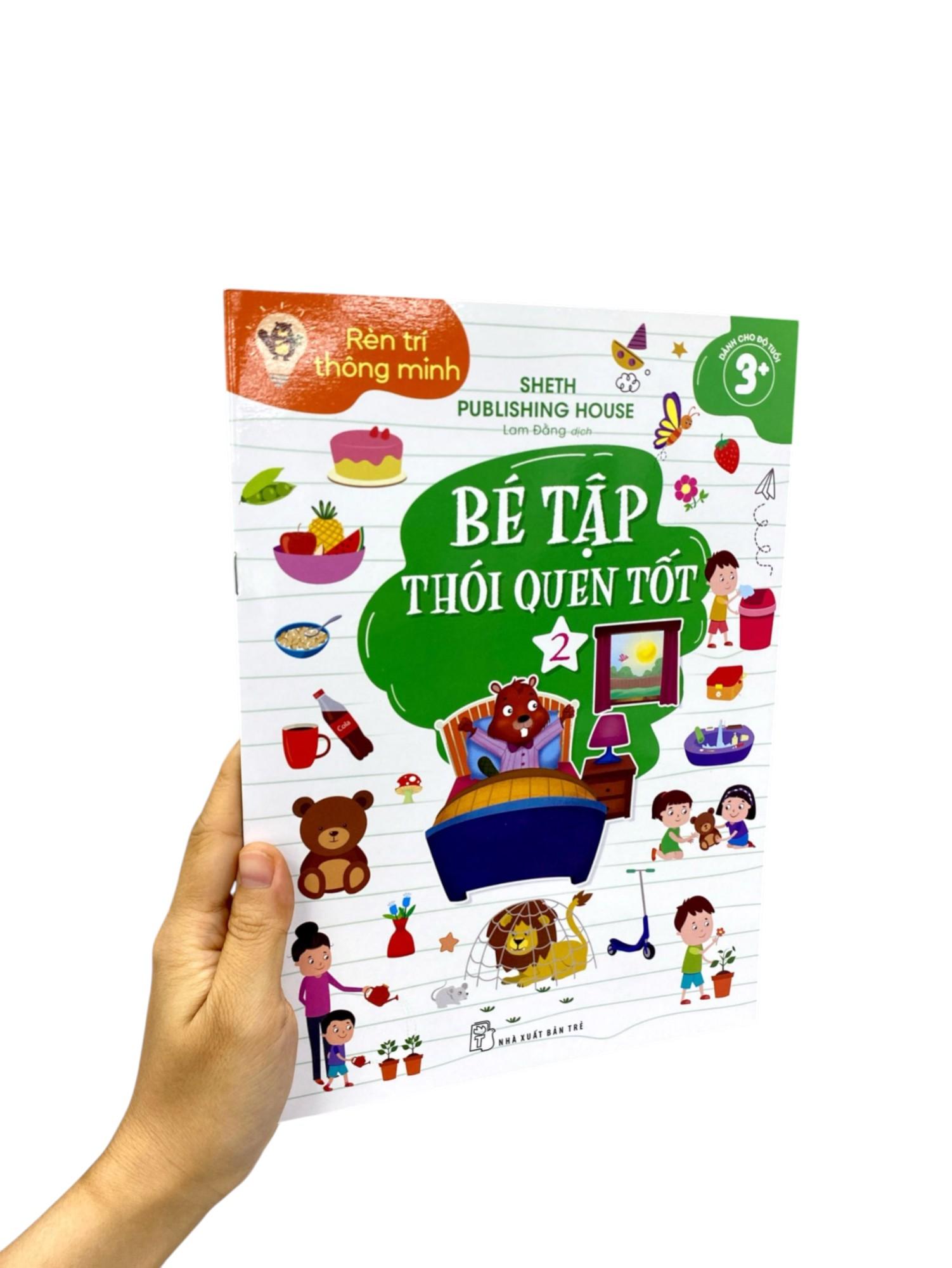 Sách - Rèn Trí Thông Minh - Bé Tập Thói Quen Tốt - Tập 2