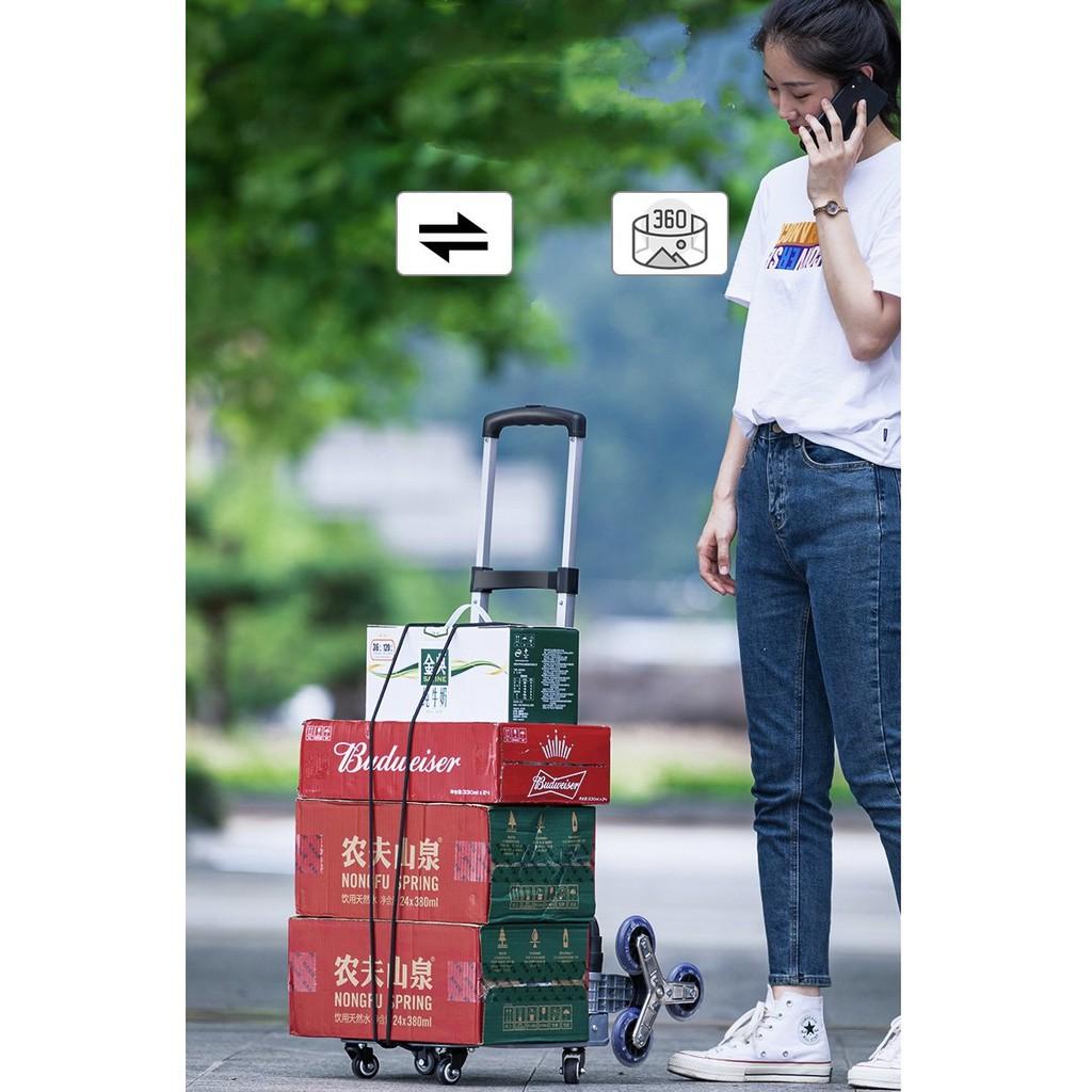 Xe kéo hàng dùng mọi bề mặt kể cả bậc thang chịu tải 200kg Stretch & Fold