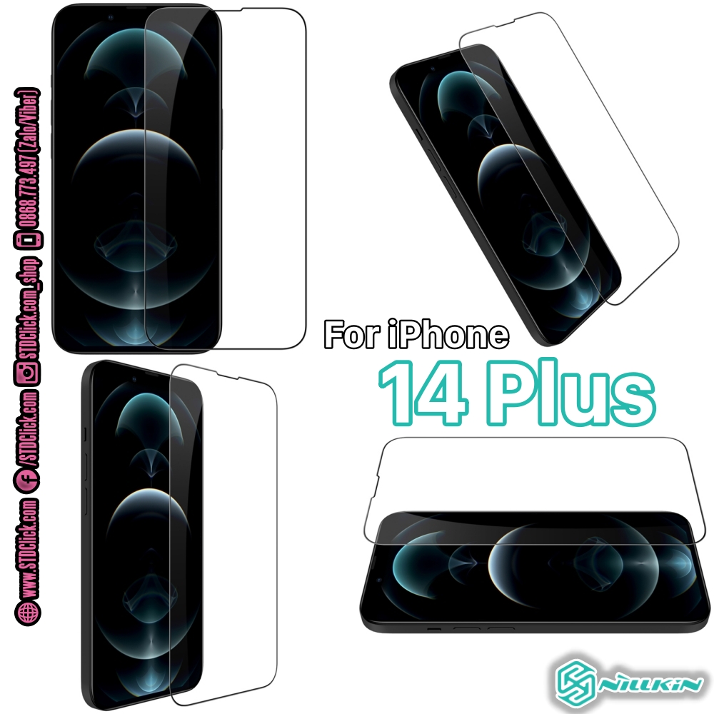 KÍNH CƯỜNG LỰC DÀNH CHO ĐIỆN THOẠI IPHONE 14 PLUS - 14 NILLKIN CP+PRO 2.5D 0.33MM