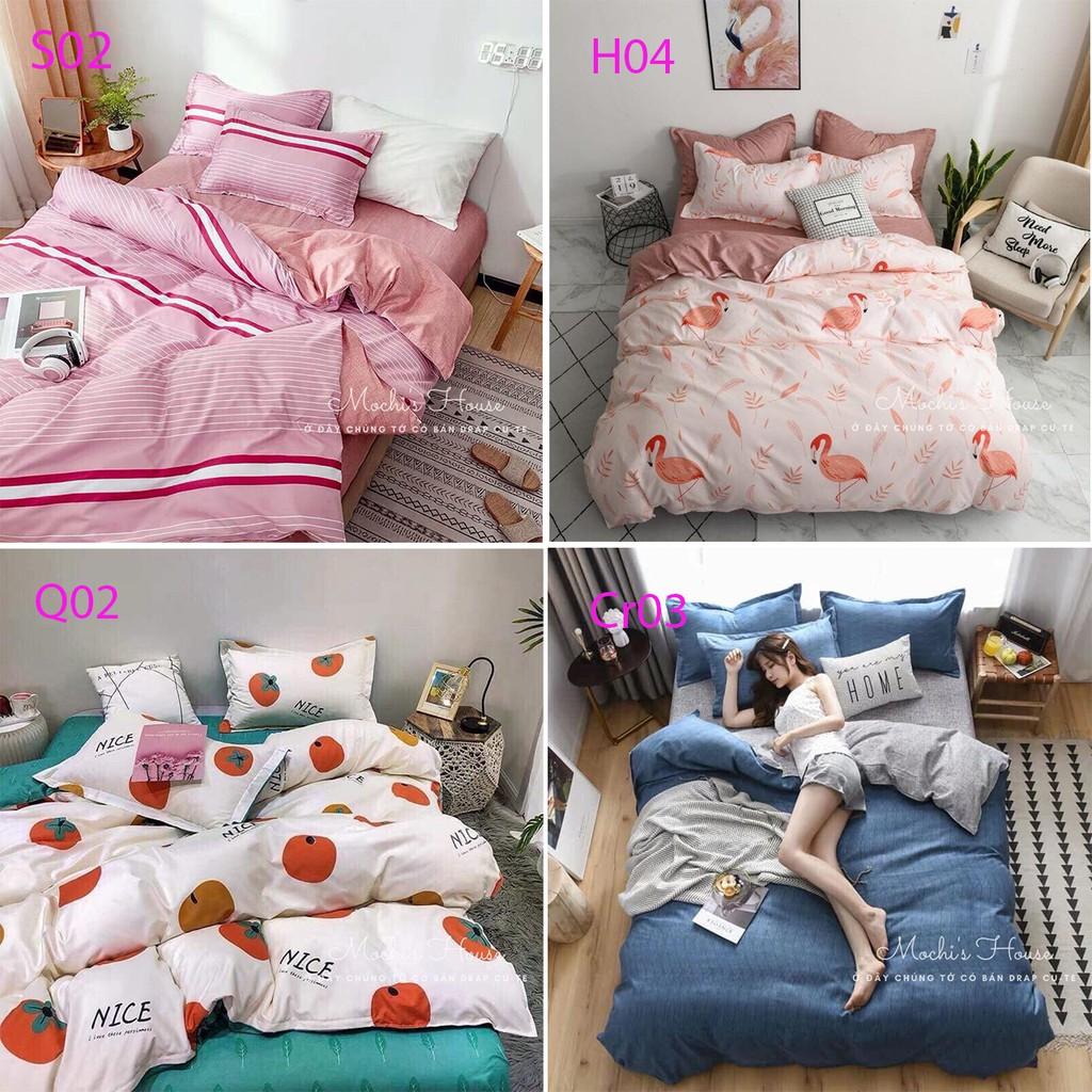 BỘ GA GỐI COTON POLY NHẬP KHẨU️miễn phí bo chun️