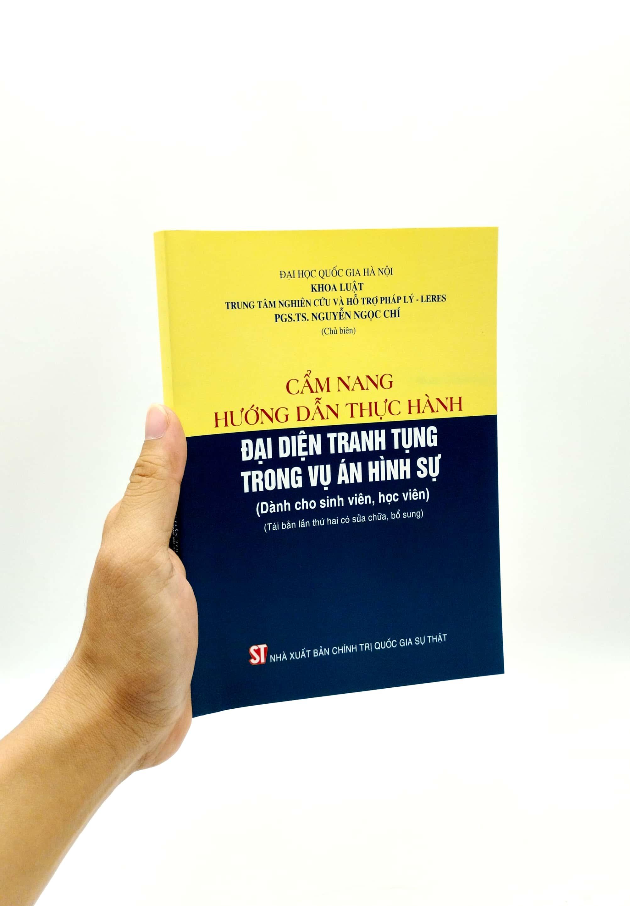 Cẩm Nang Hướng Dẫn Thực Hành Đại Diện Tranh Tụng Trong Vụ Án Hình Sự