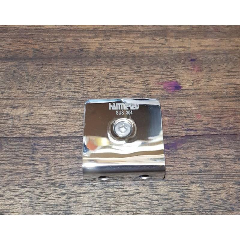 Pass inox 304 bắt kính có khoan lỗ