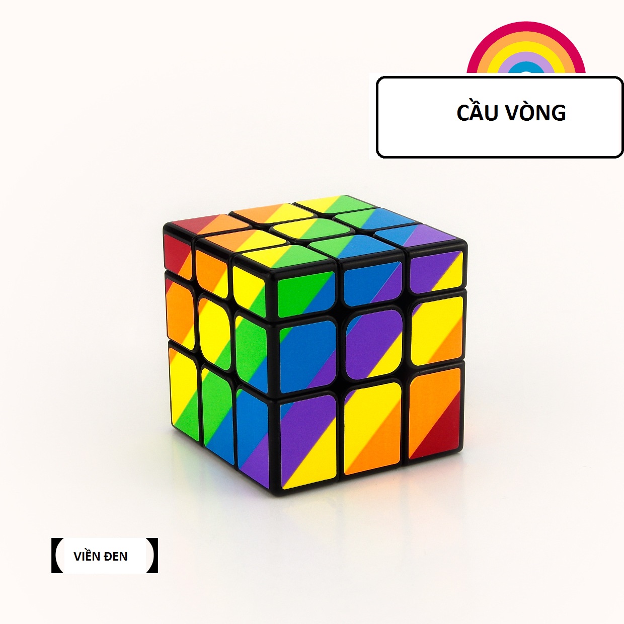 RAINBOW PUZZLE CUBE 3x3