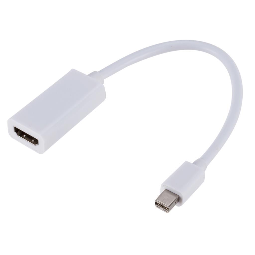 Adapter Port Mini DP Screen To HDMI For Apple Air Pro White