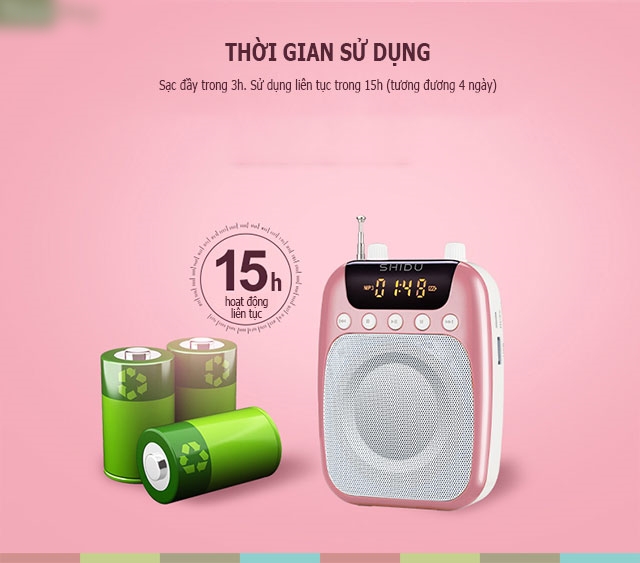 Máy trợ giảng SHIDU SD-S358 - Hàng Chính Hãng