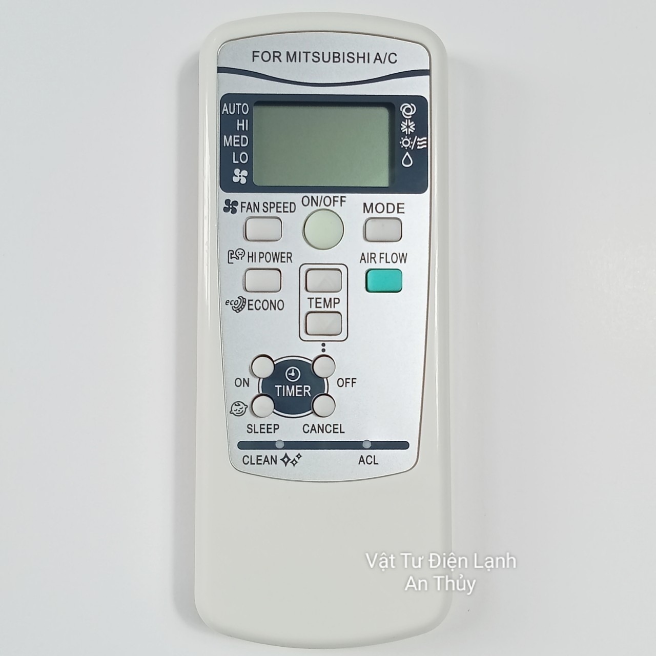 Remote máy lạnh MITSUBISHI HEAVY không có 3D - Điều khiển máy lạnh MITSUBISHI HEAVY - Remote điều hòa MITSUBISHI HEAVY