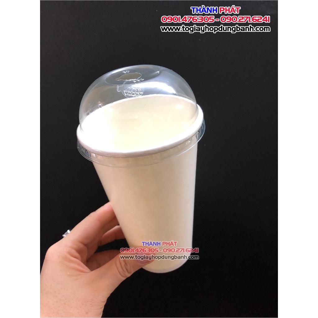 50 Ly giấy 22oz - 660ml đựng trà sữa, nước ép, cafe