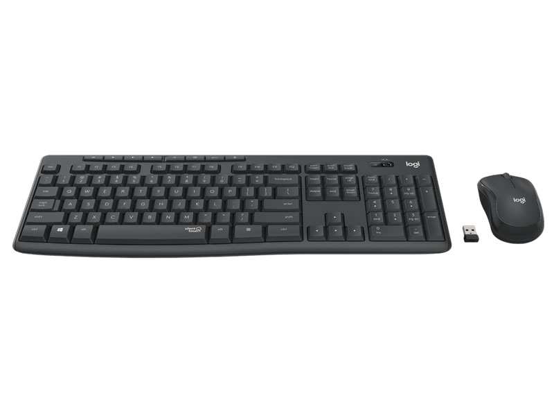 Bộ bàn phím chuột Logitech MK295 Không Dây Silent - Hàng Chính Hãng