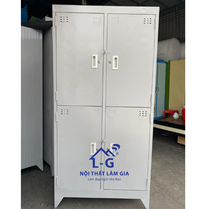 Tủ sắt hồ sơ locker văn phòng 4 cửa sơn tĩnh điện _LGTD4C